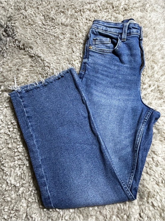 Zara Denim - Zara Boot-Cut Jeans with Frayed Hem